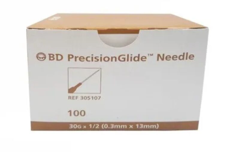 BD PrecisionGlide Needle, Hypo, 30gx1