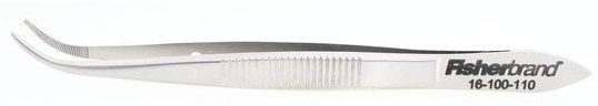 Fisher Scientific Forceps, Curved Medium Point
