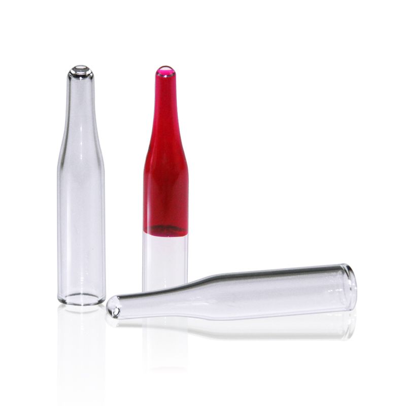 Mercedes Scientific 2mL Vial Inserts, 5 x 29mm, Clear Glass, Conical Base with Polyspring (100/Pack)